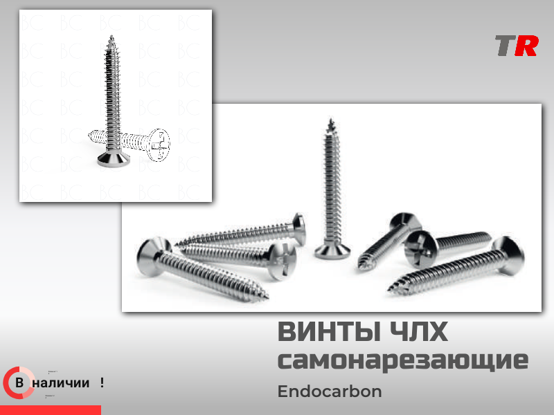 Винты EndoCarbon BonesControl — самонарезающие изделия для остеосинтеза в ЧЛХ в наличии - TitanRetail